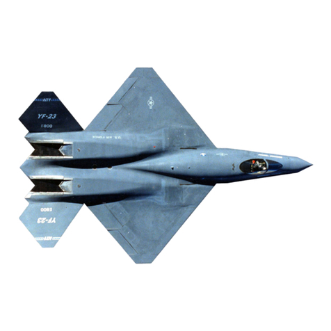Lanxiang Model Aircraft YF-23 instruction manual
