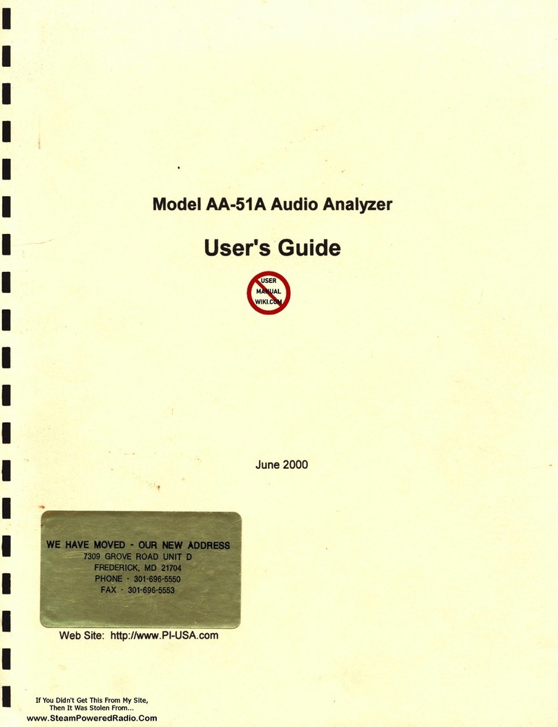POTOMAC INSTRUMENTS INC. AA-51A user guide