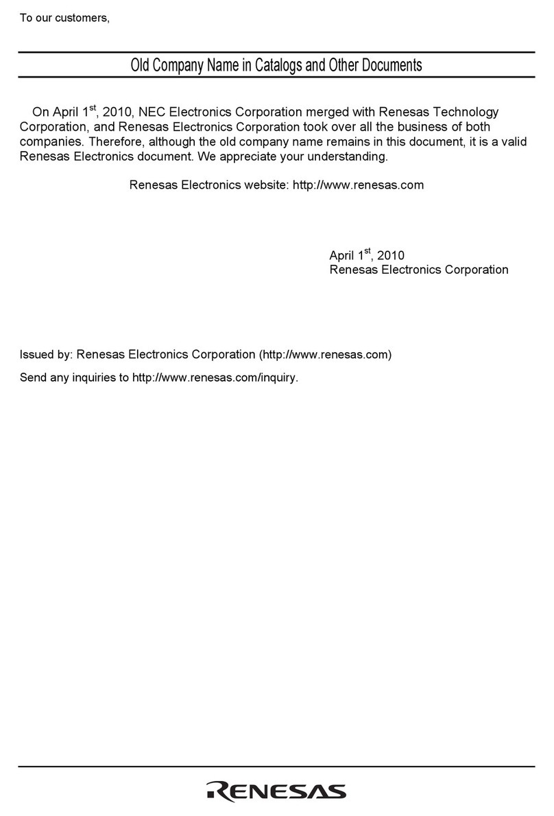 NEC Renesas mPD71312 User manual