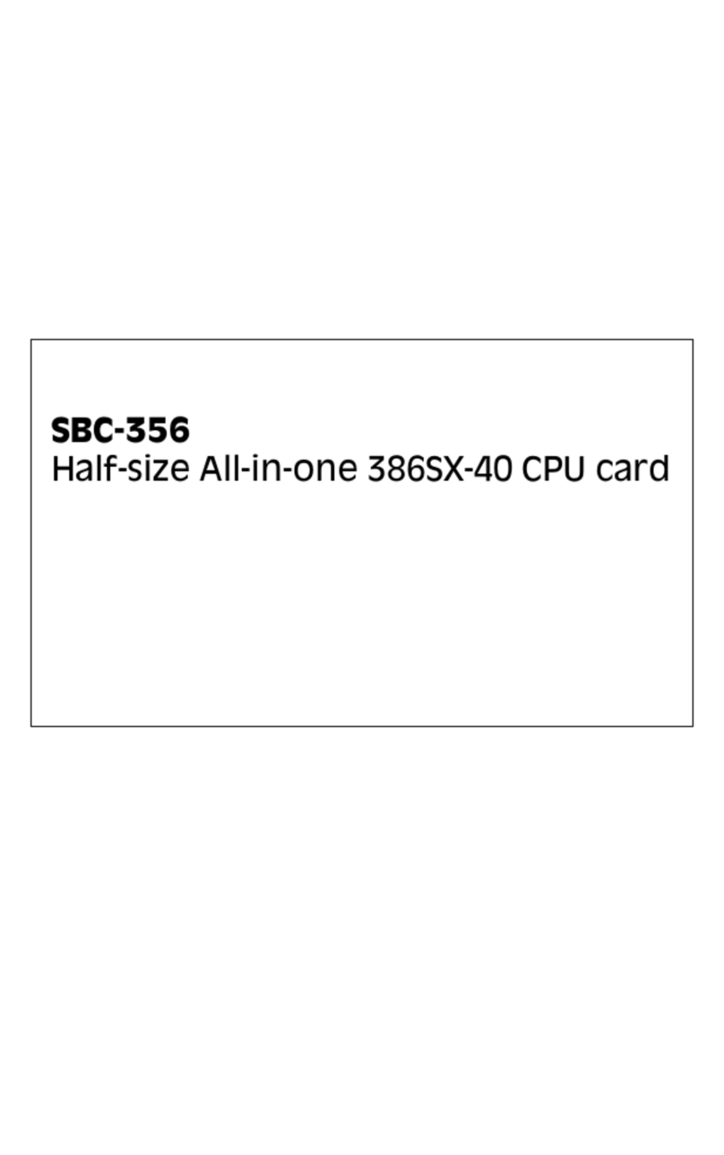 Aaeon SBC-356 User manual Aaeon SBC-356 User manual