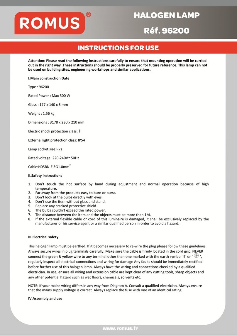 Romus 96200 Instructions for use