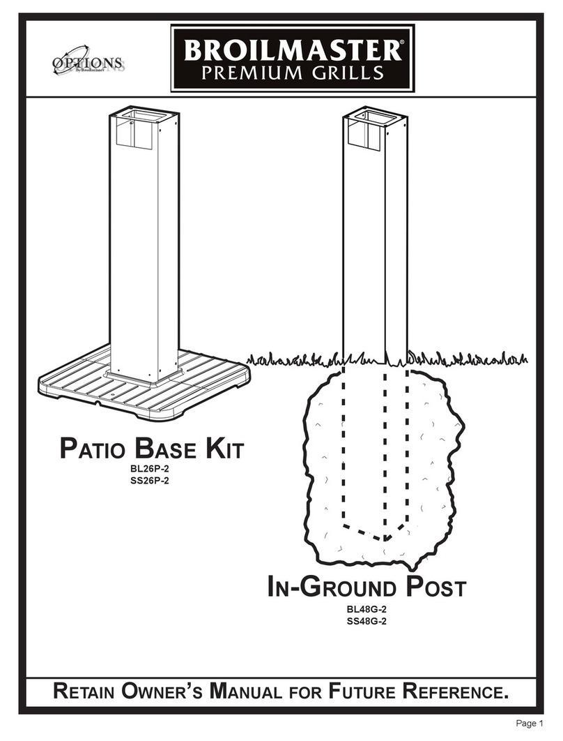 Broil King PATIO BASE BL26P-2 owner's manual