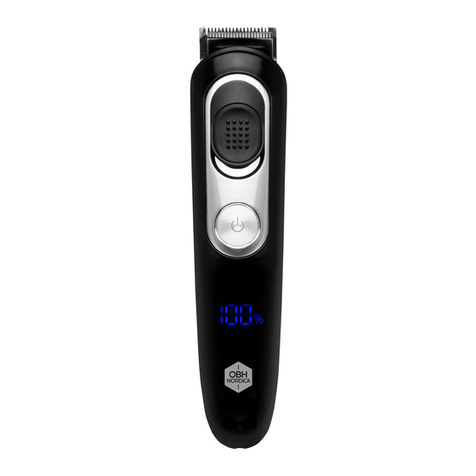 OBH Nordica Attraxion Precision Style Set 5595 User manual