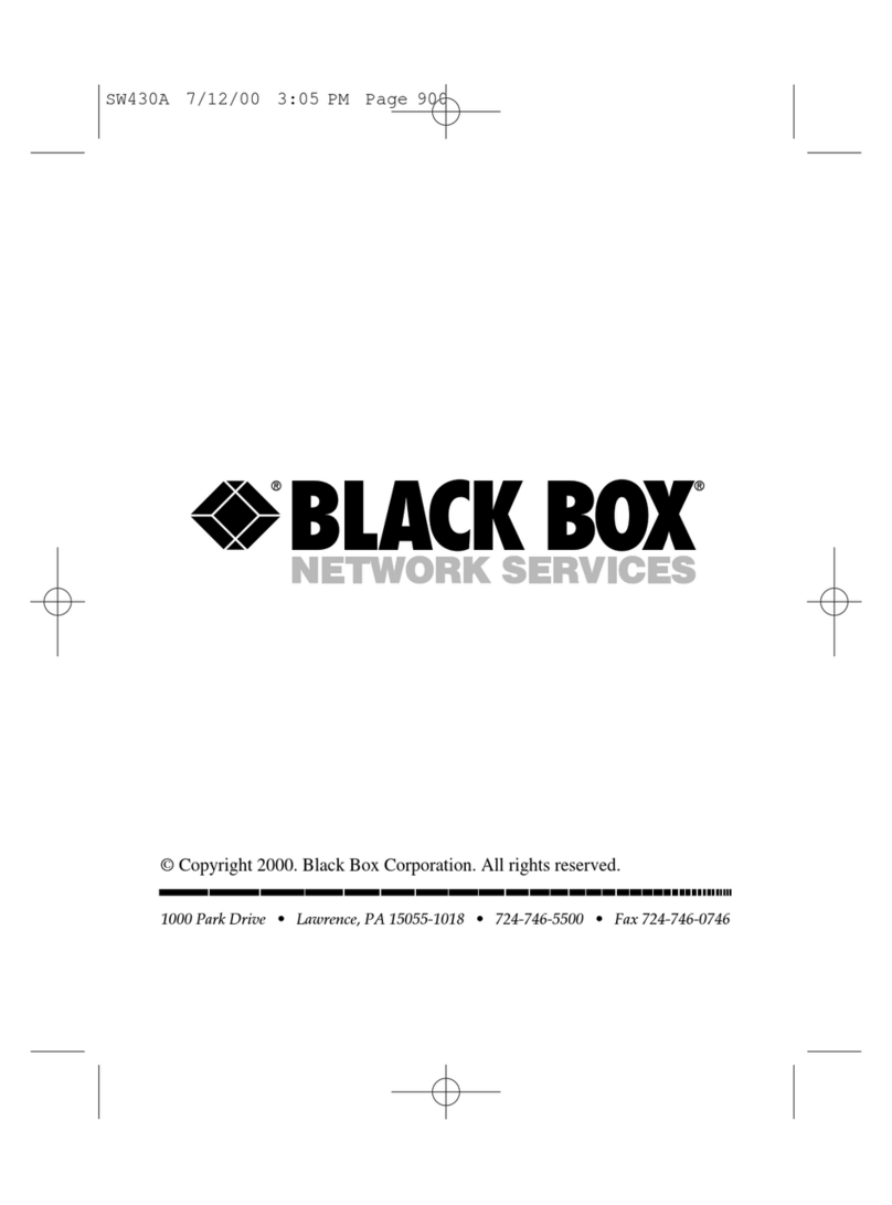 Black Box ABC Bus Switch User manual