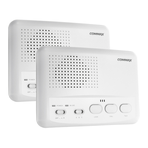 Commax WI-3SN user manual