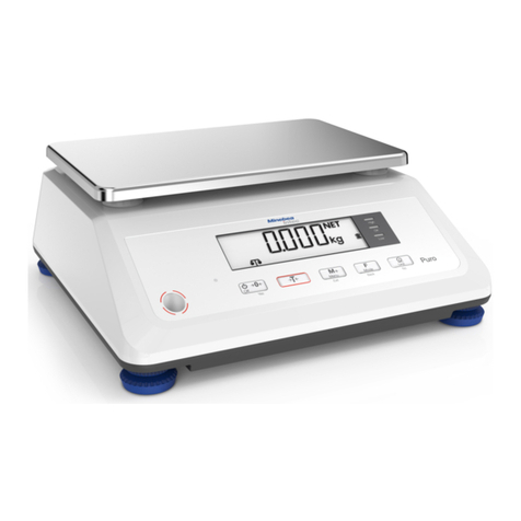 Minebea Intec Compact scale Puro Basic EF-P1 operating instructions