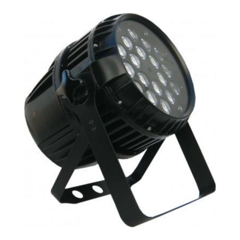 Flash LED PAR 64 18x10W RGBW 4in1 IP65 OUTDOOR User manual