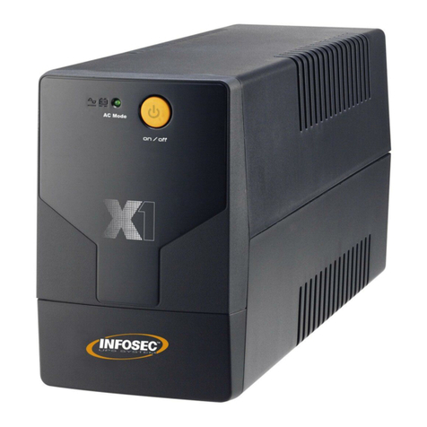 INFOSEC UPS SYSTEM X1 EX Series User manual