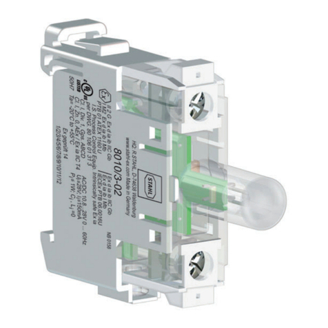 Stahl 8010 Series User manual