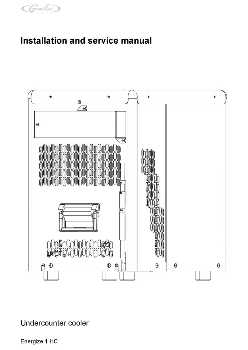 Cornelius Energize 1 HC Series Installation and service manual