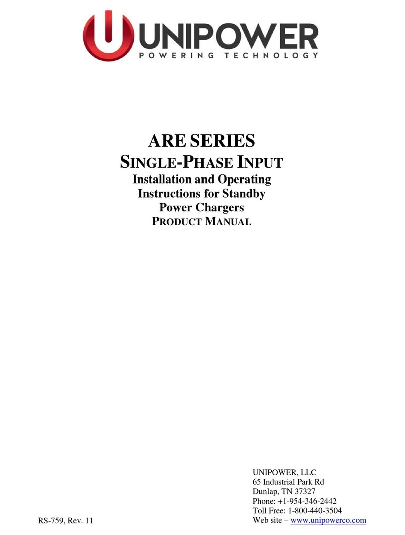 Unipower ARE Series Installation and operating instructions