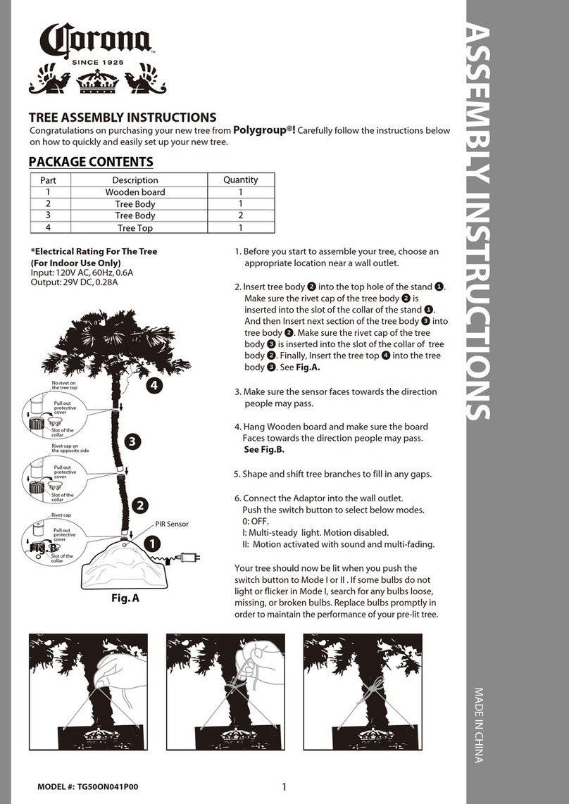Polygroup Corona TG50ON041P00 User manual Polygroup Corona TG50ON041P00 User manual