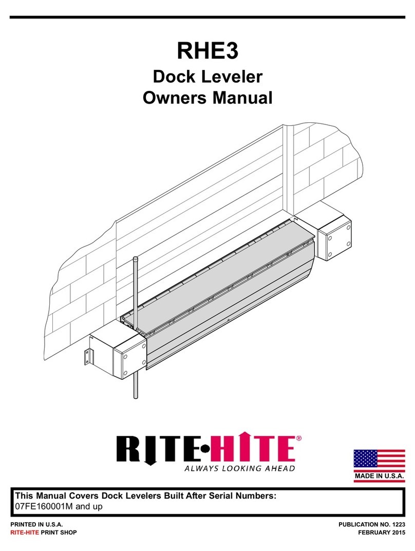 RITE-HITE RHE3 User manual