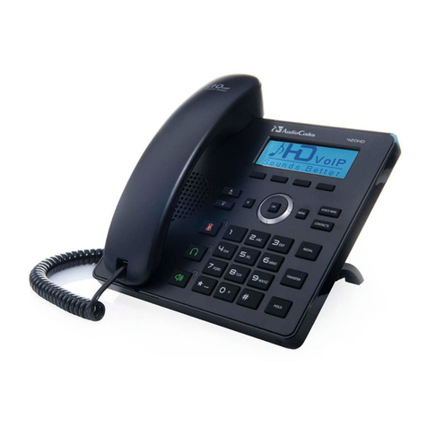 AudioCodes 405HD Use and care manual