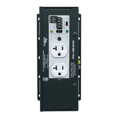Middle Atlantic Products RLM Series instruction sheet