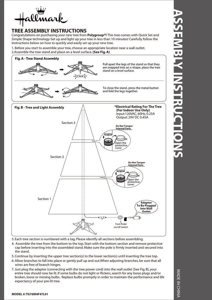 Polygroup Hallmark TG76M4F47L01 User manual