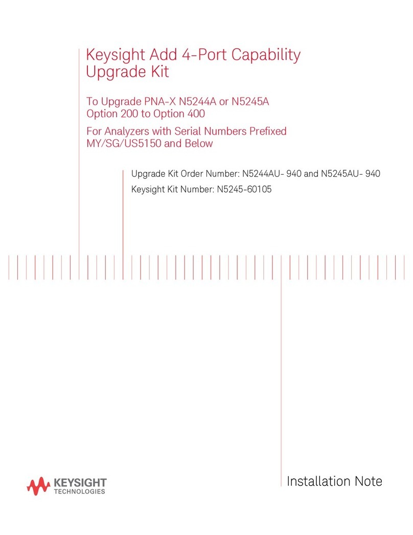 Keysight Technologies N5244AU- 940 Installation note