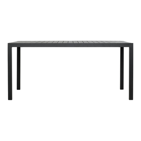 Case Eos Outdoor Rectangular Table 601764 User manual
