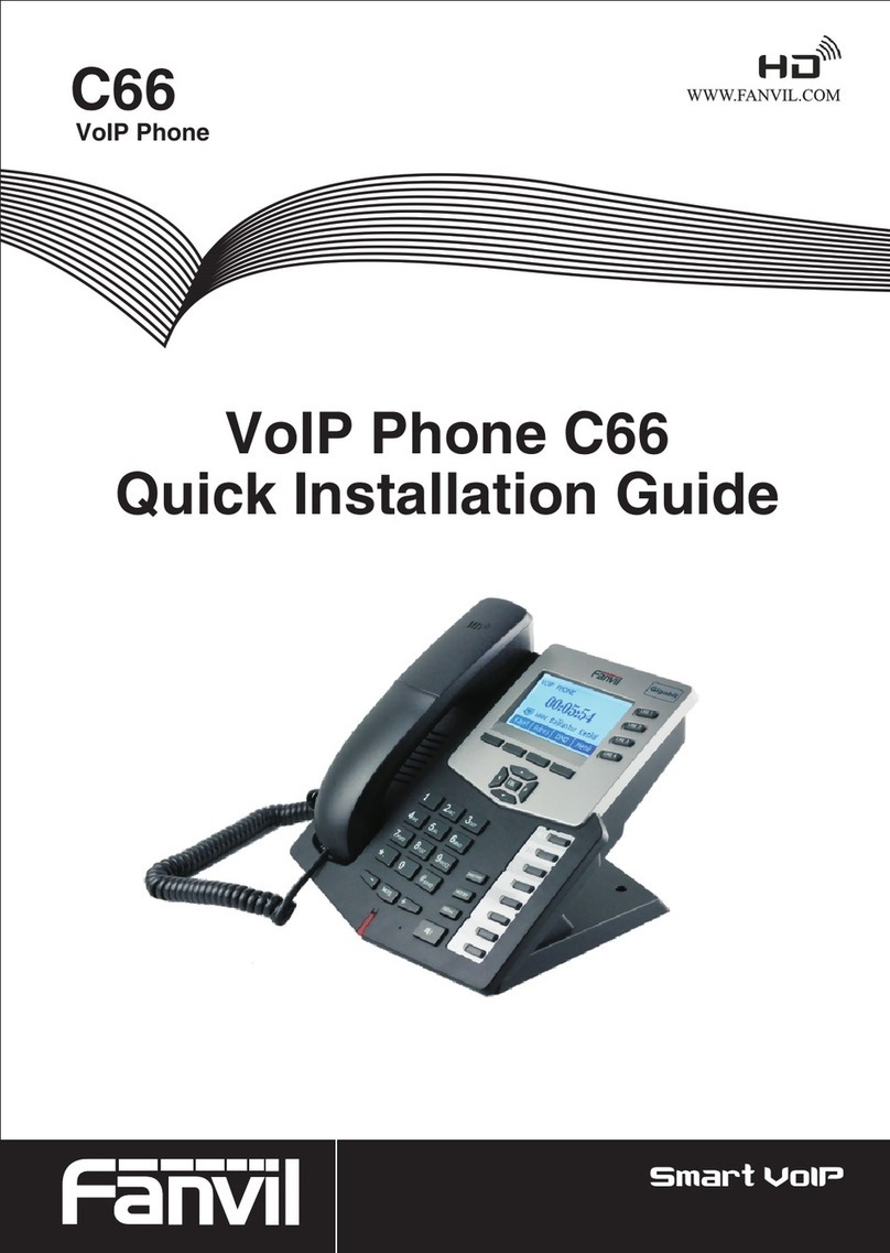 Fanvil C66 User manual
