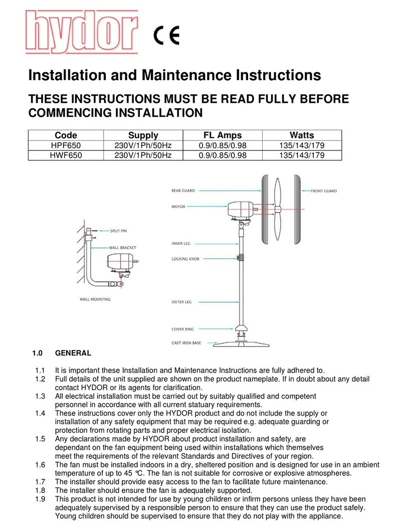 Hydor HPF650 Installation and maintenance instructions Hydor HPF650 Installation and maintenance instructions