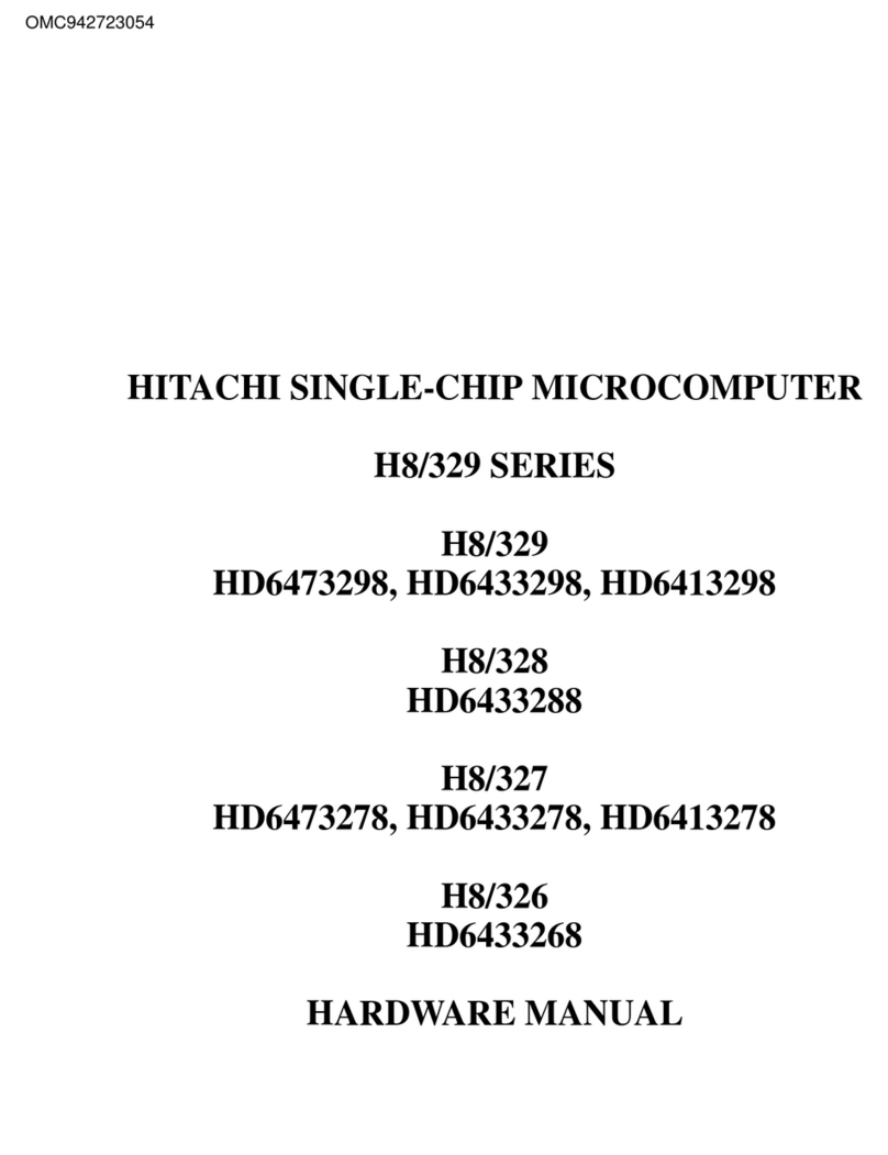 Hitachi H8/329 Series Hardware manual Hitachi H8/329 Series Hardware manual