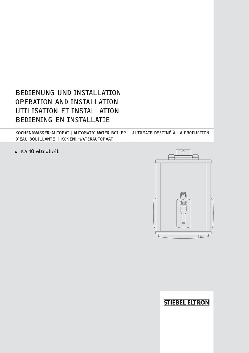 STIEBEL ELTRON KA 10 Operation and installation