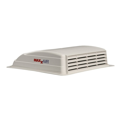 Airxcel MAXXAIR MINI 3700 Installation instructions, Information and Operating guide