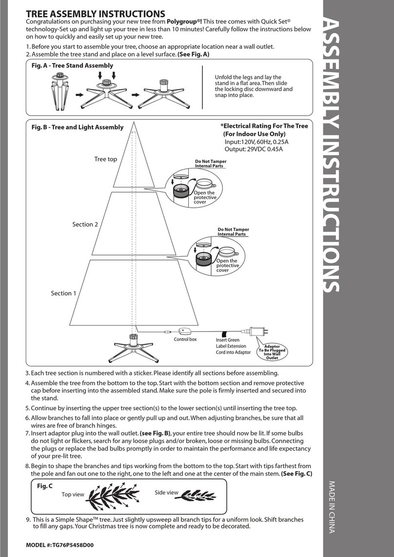 Polygroup TG76P5458D00 User manual
