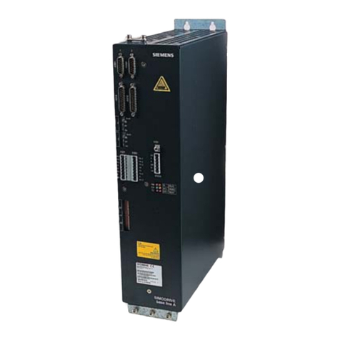 Siemens SIMODRIVE base line A User manual