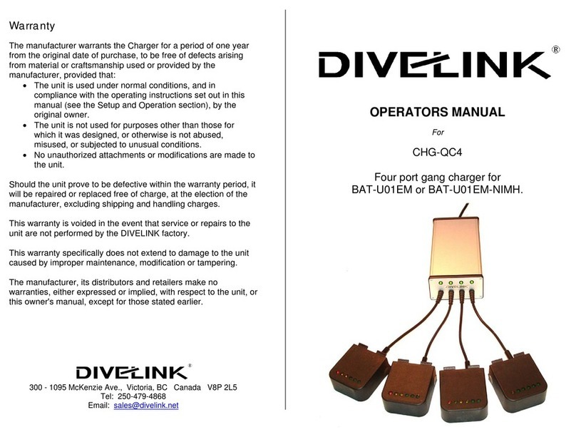 DIVELINK CHG-QC4 Operator's manual