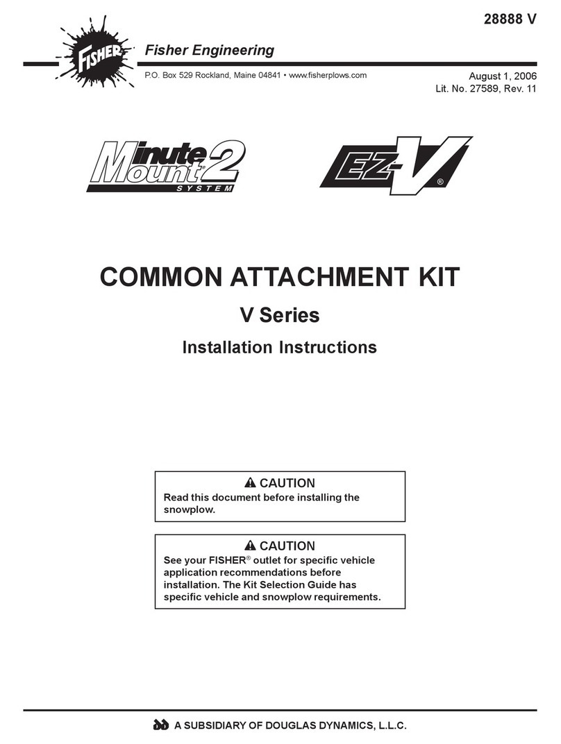 Douglas Dynamics Fisher V Series User manual