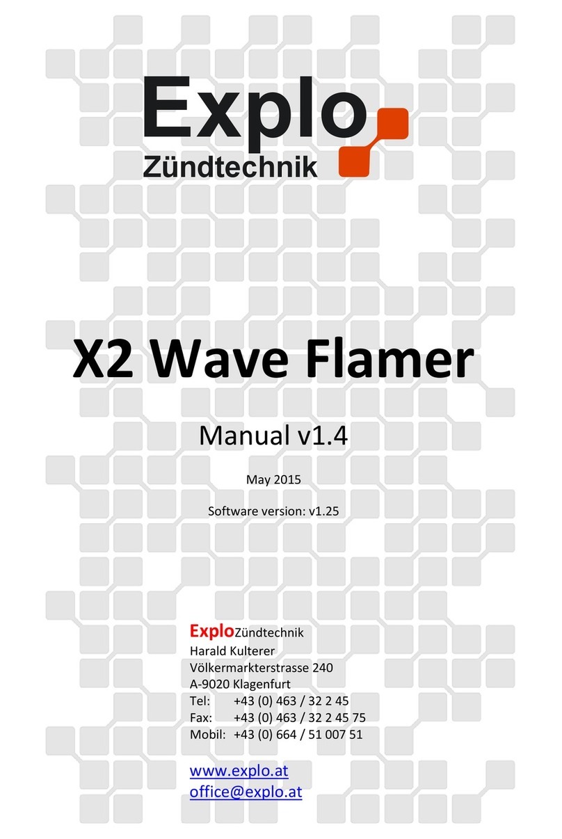 Explo X2 Wave Flamer manual