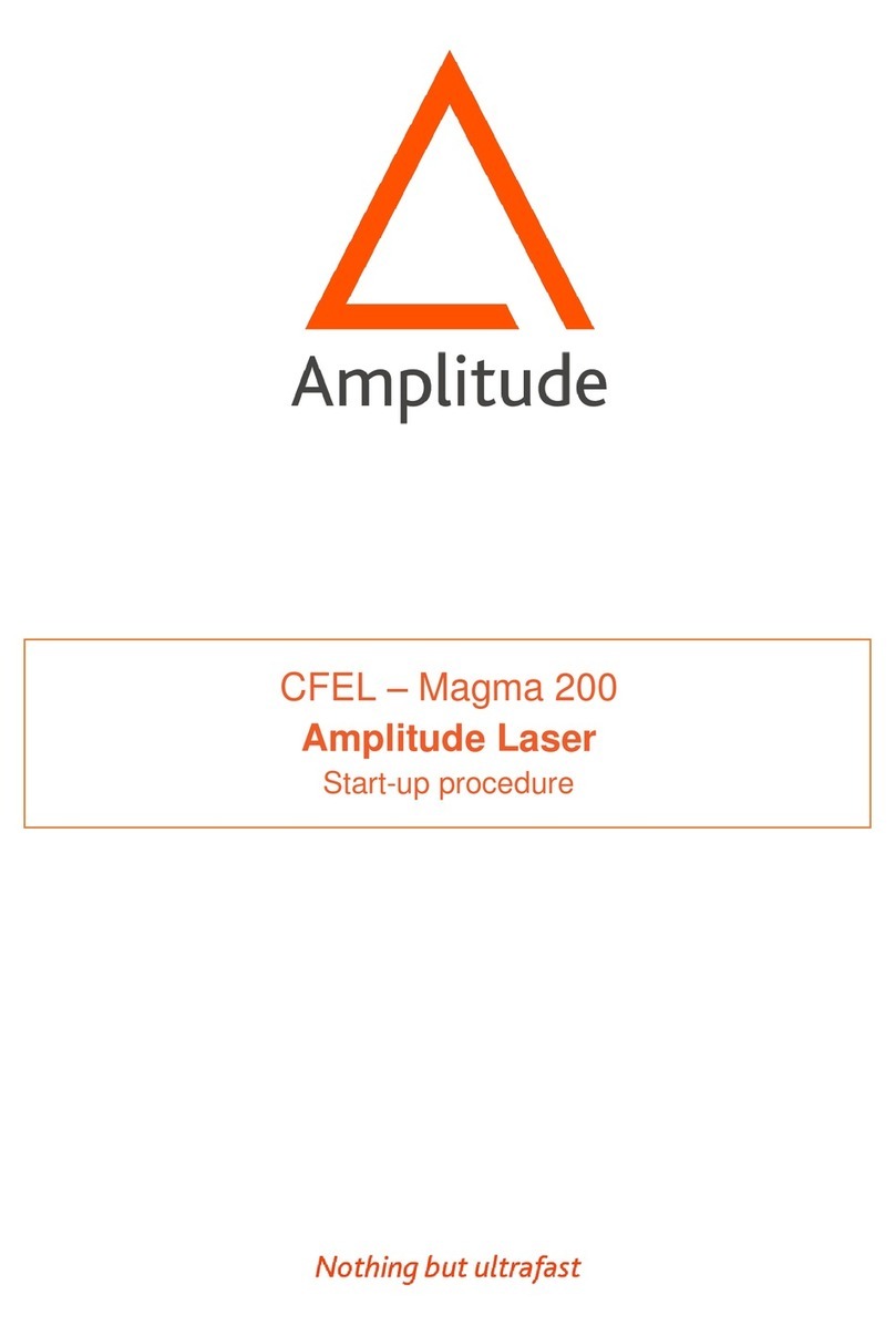 AMPLITUDE Magma 200 Startup Procedure