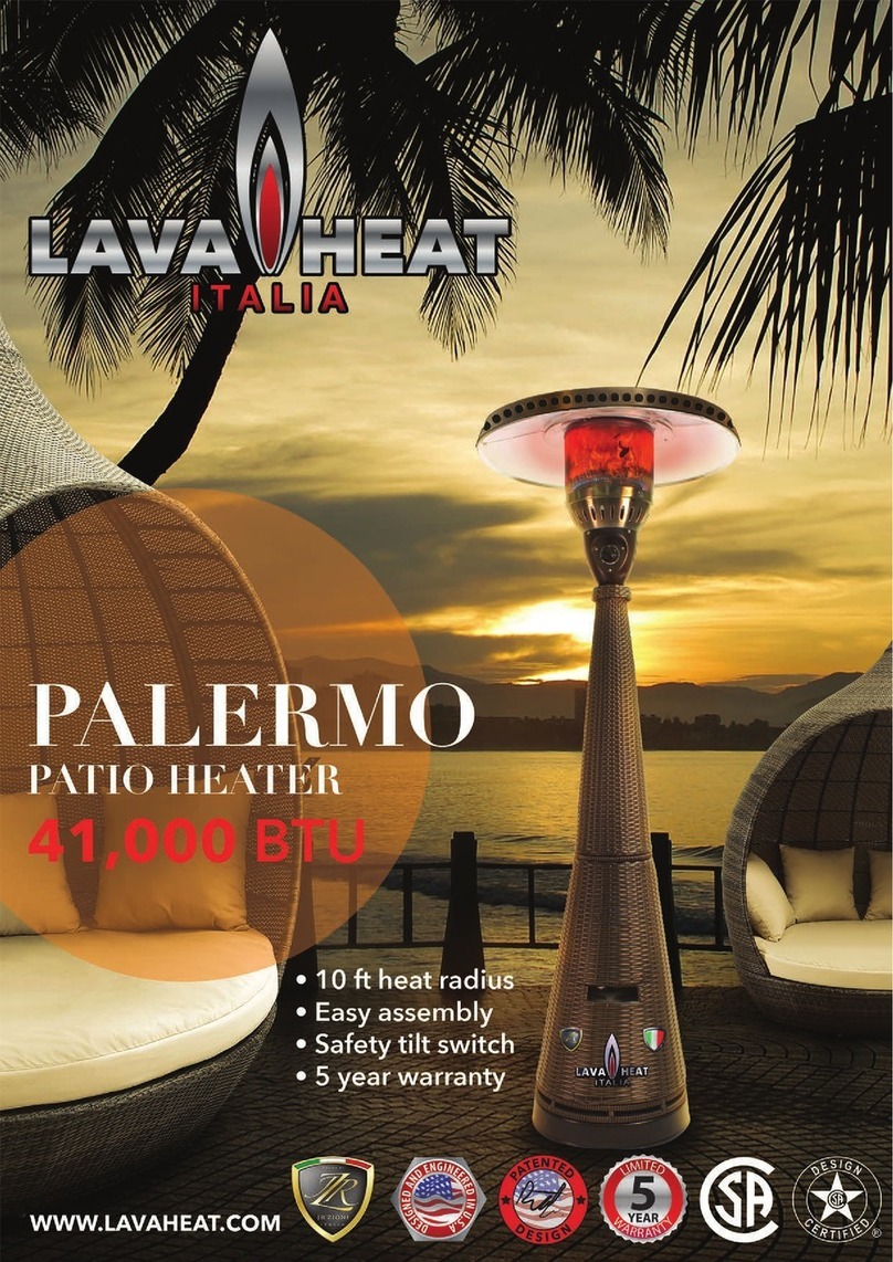 Lava Heat PALERMO owner's manual Lava Heat PALERMO owner's manual