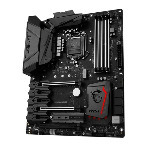 MSI Z270 GAMING M5 User manual