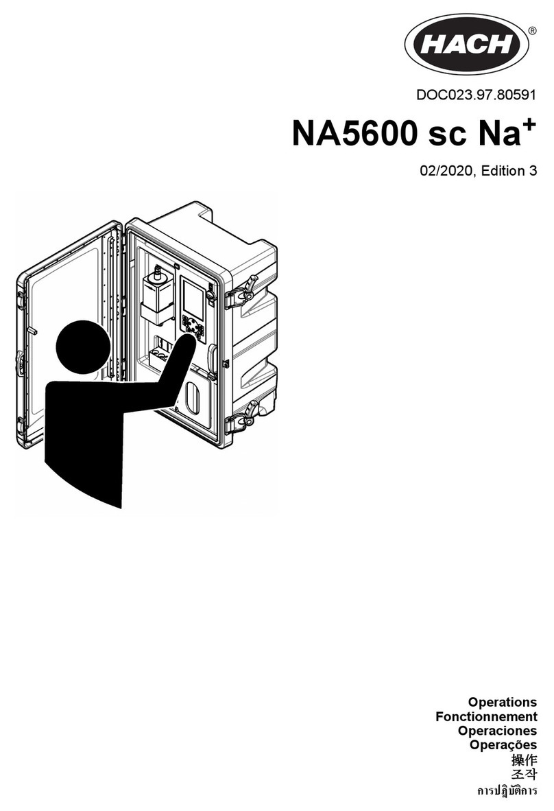 Hach NA5600 sc Na+ User manual