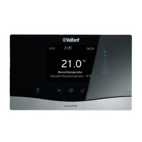 Vaillant sensoHOME VRT 380f User manual
