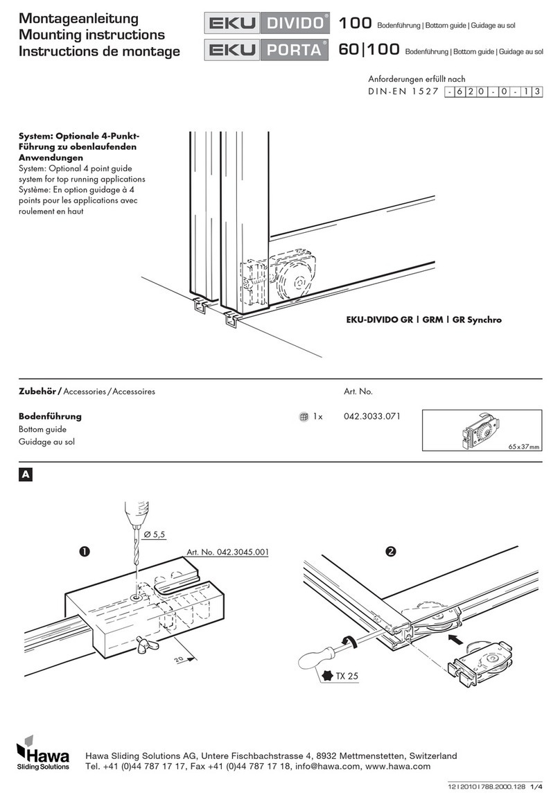 hawa EKU-DIVIDO GR User manual