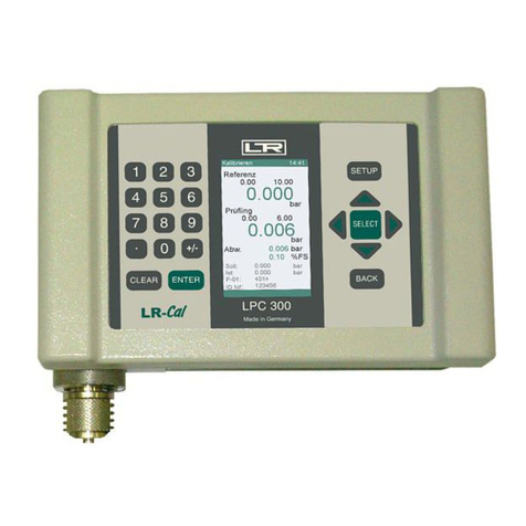DRUCK & TEMPERATUR Leitenberger LR-Cal LPC 300 operating manual