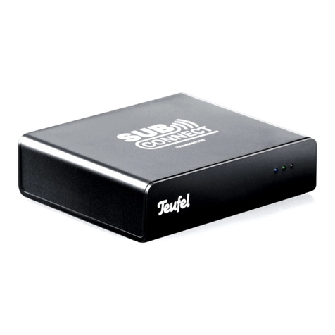 Teufel Subconnect TX Technical description and instruction manual