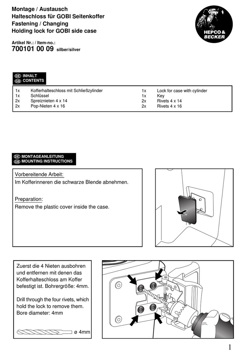 hepco & becker 700101 00 09 User manual hepco & becker 700101 00 09 User manual