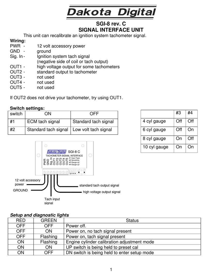 Dakota Digital SGI-8 rev. C manual