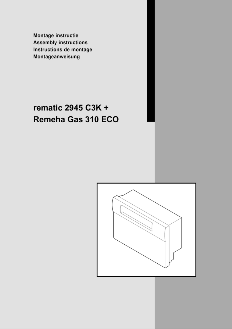 REMEHA Rematic 2945 C3K+ Assembly instructions