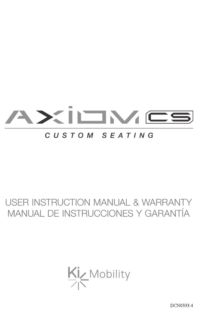Ki Mobility AXIOM CS Installation and operation manual