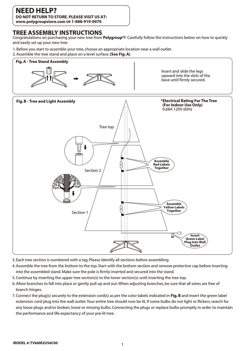 Polygroup TV66M2U56C00 Assembly instructions