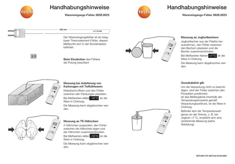 TESTO 0628.0023 Handling information