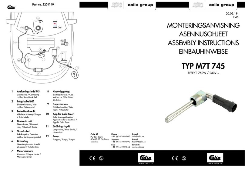 Calix M7T 745 User manual