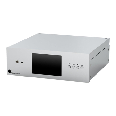 Pro-Ject Audio Systems Box Design Pre Box RS2 Digital Instructions for use