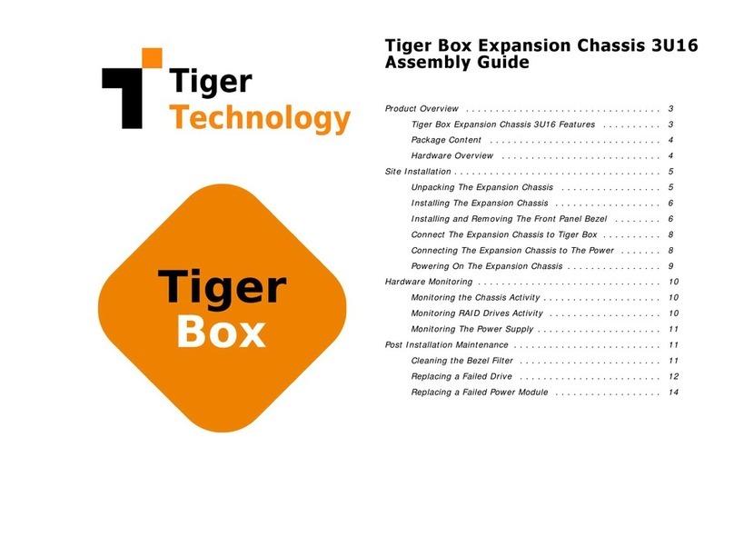 Tiger Technology Tiger Box 3U16 Assembly guide