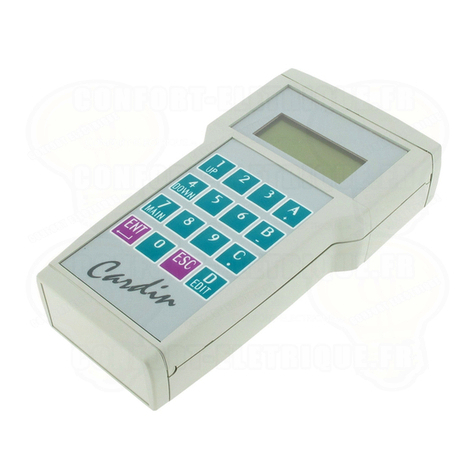Cardin PGM 449 manual